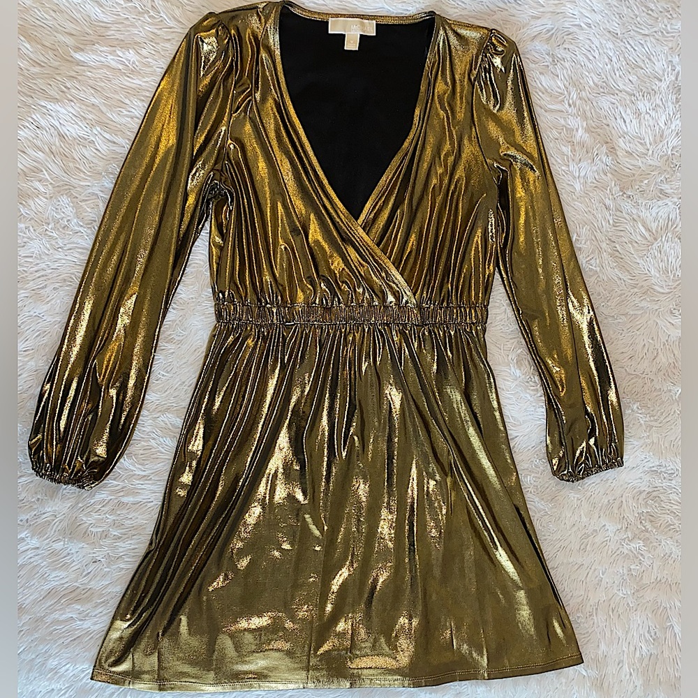Chrome Gold Dress